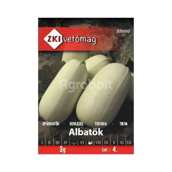 Spárgatök vetőmag Albatök 2,5g - ZKI vetőmag - zki7021