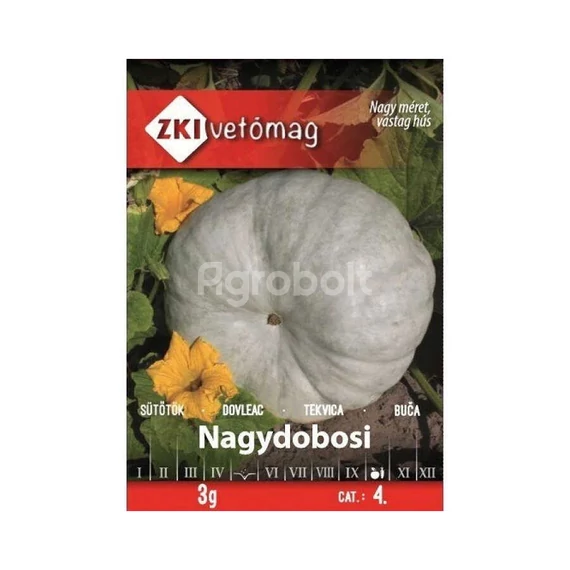 Sütőtök vetőmag Nagydobosi 2,5g - ZKI vetőmag - zki7020