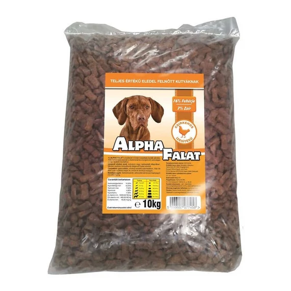 Alpha-Falat száraz kutyatáp Szárnyas - 10 kg - 99016