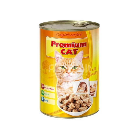 Premium Cat macskakonzerv Szárnyas - 415 g - 99019