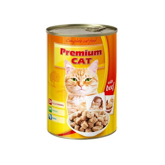 Premium Cat macskakonzerv Marha - 415 g - 99018