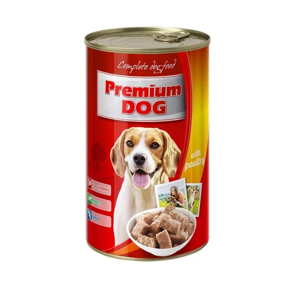 Premium Dog kutyakonzerv Szárnyas - 1240 g - 99009