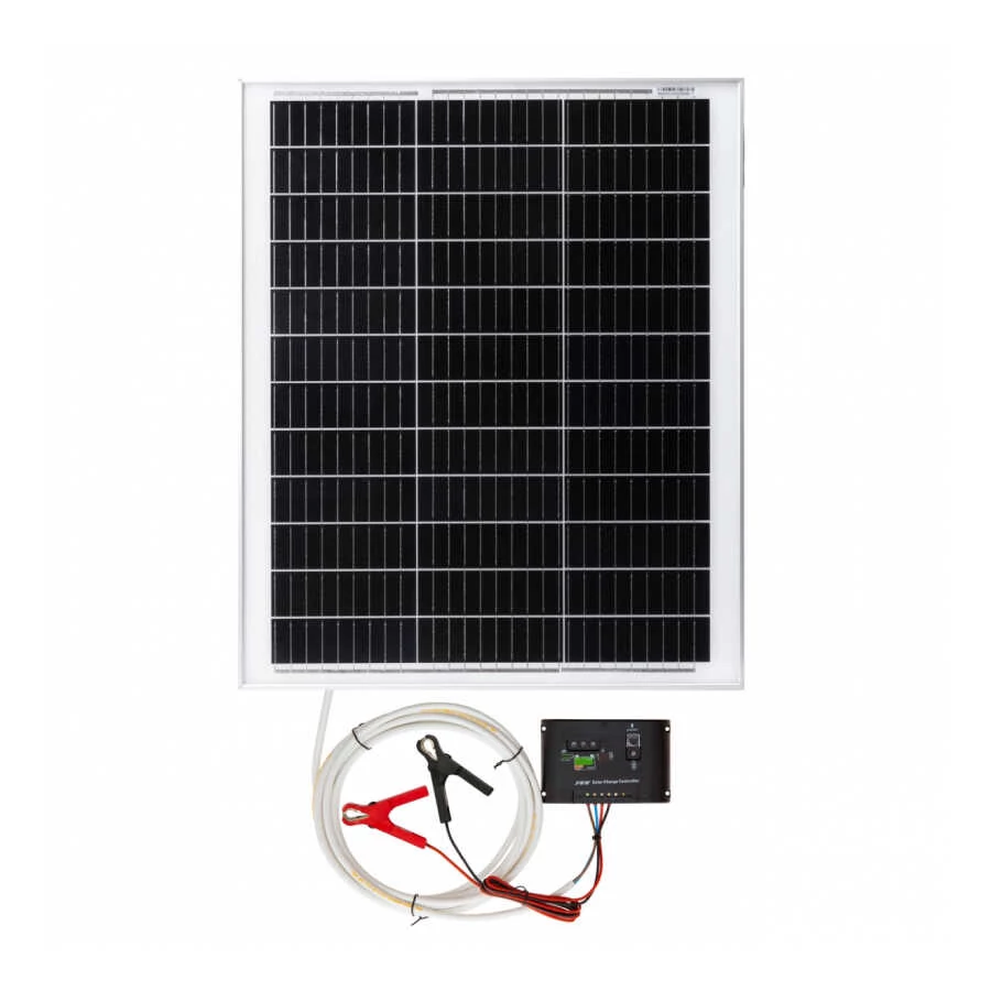 Napelemes rendszer - 50 W - töltésvezérlővel
