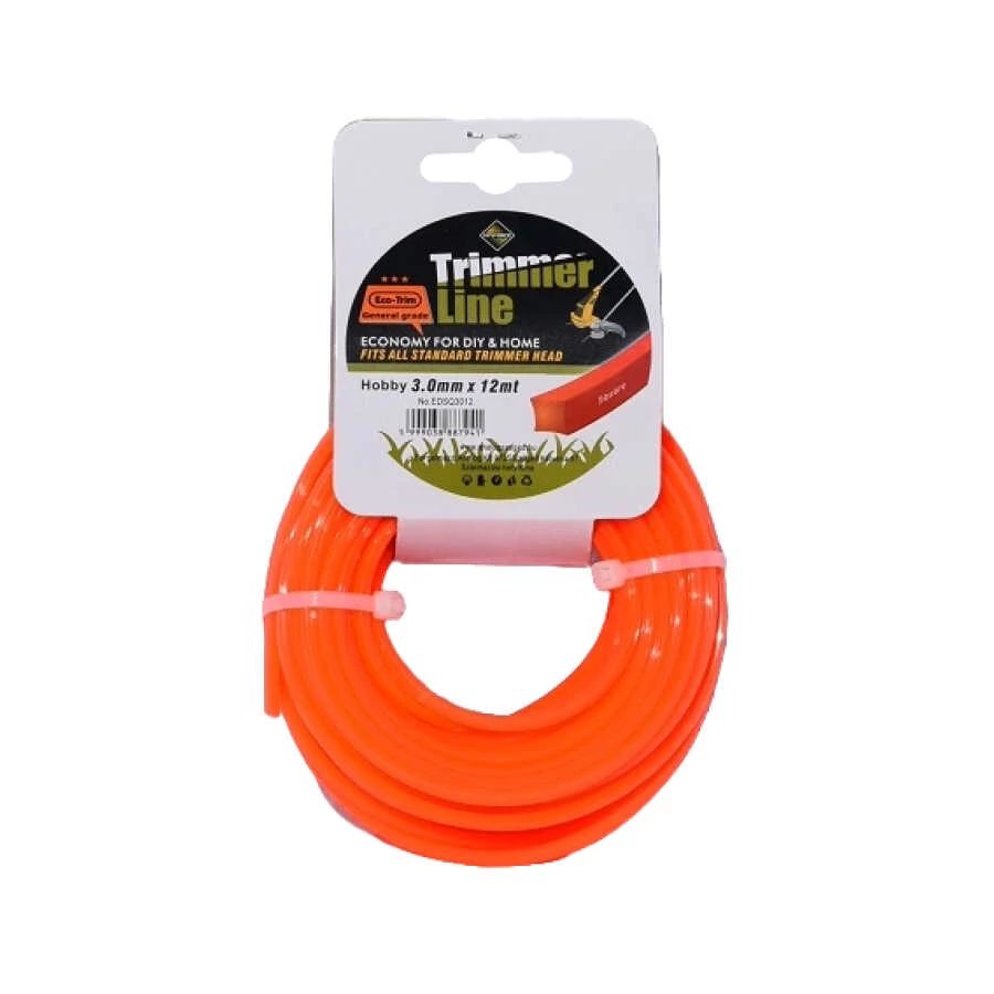 TrimmerLine Hobby Fűnyíró Damil - 3 mm x 12 m - Négyzet