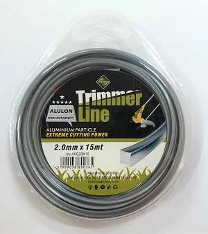 TrimmerLine Alulon Fűnyíró Damil 2 mm x 15 m - Négyzet