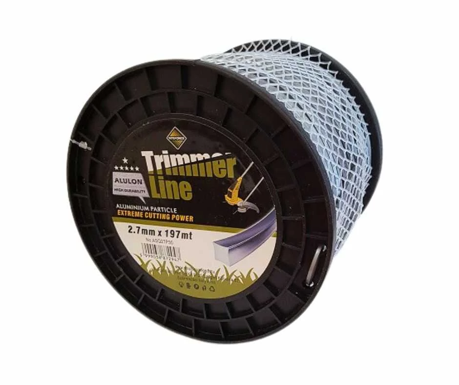 TrimmerLine Alulon Fűnyíró Damil 2,7 mm x 197 m - Négyzet