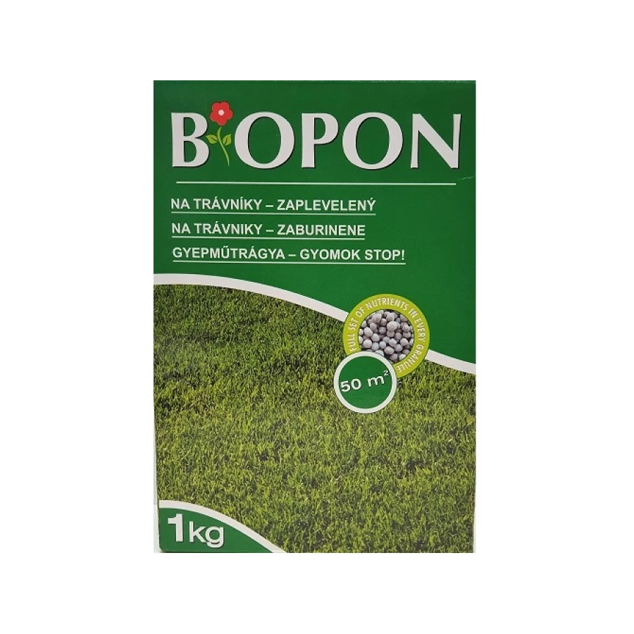 Biopon gyomirtós gyepműtrágya - 1 kg