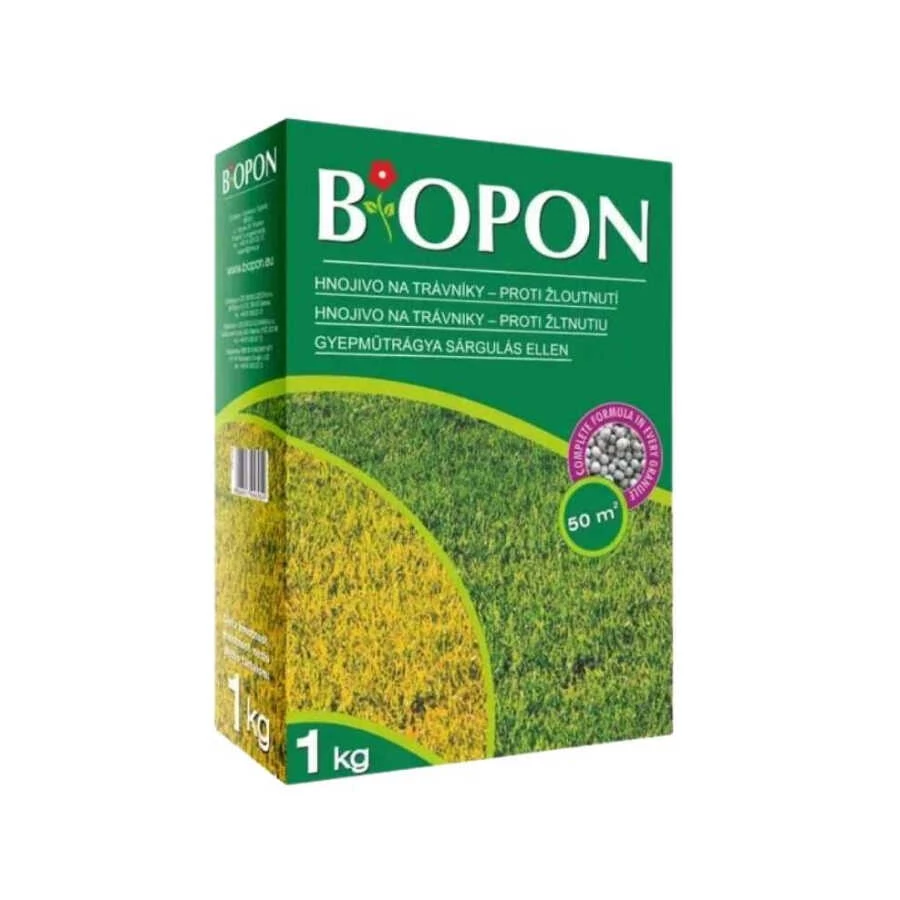 Biopon Sárgulás elleni gyepműtrágya - 1 kg