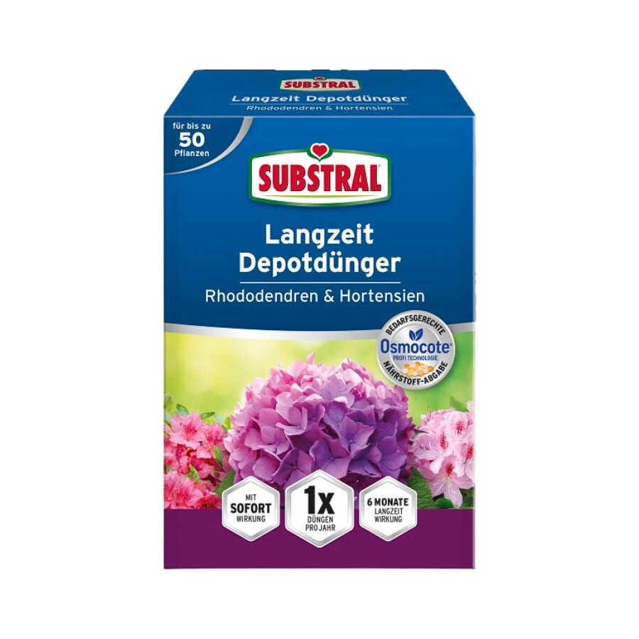 Substral Osmocote Rhododendron, hortenzia és erikafélék növénytrágya 750g