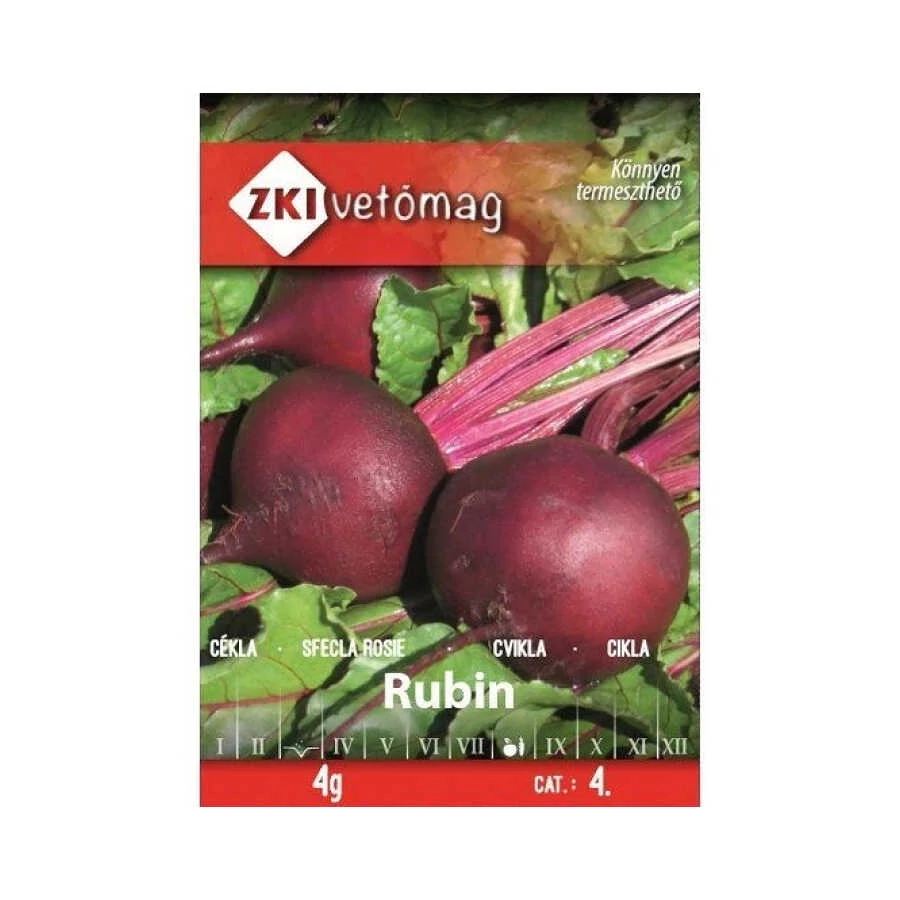 Cékla vetőmag Rubin 4g - ZKI vetőmag