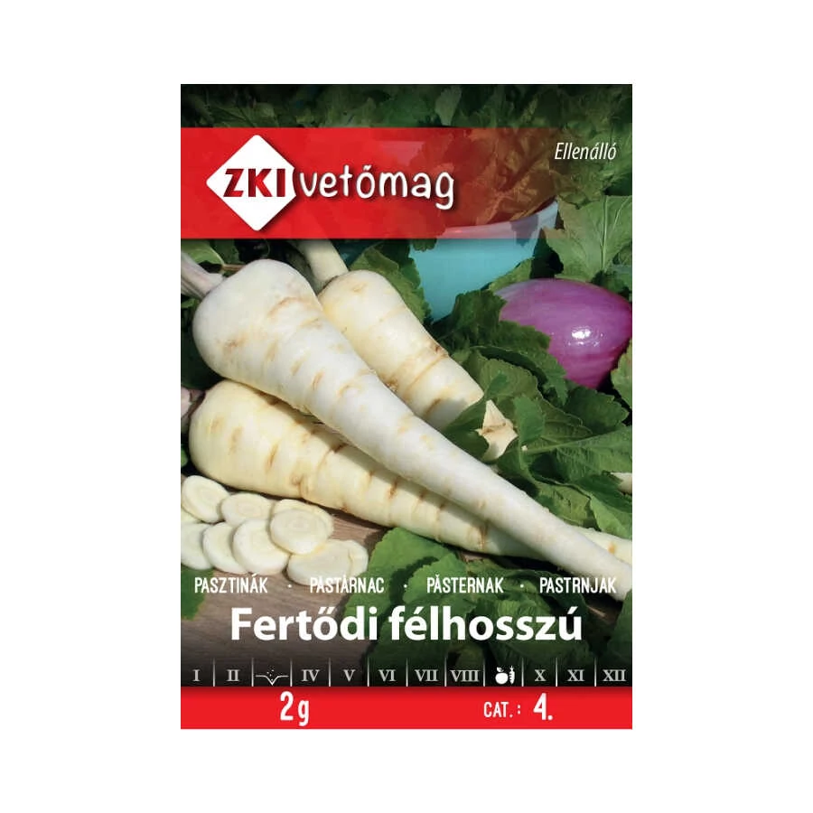 Pasztinák vetőmag Fertődi félhosszú 2g - ZKI vetőmag