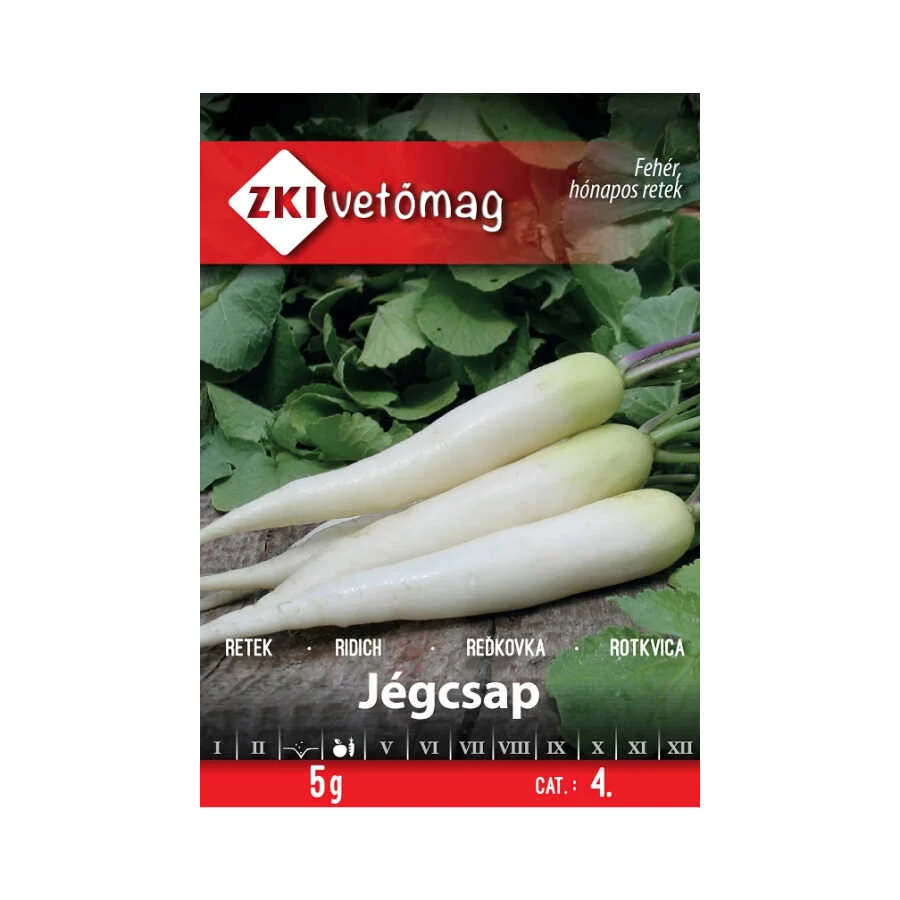 Retek vetőmag Jégcsap 5g - ZKI vetőmag