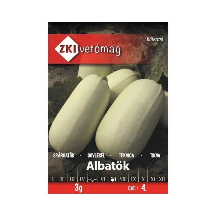 Spárgatök vetőmag Albatök 3g - ZKI vetőmag