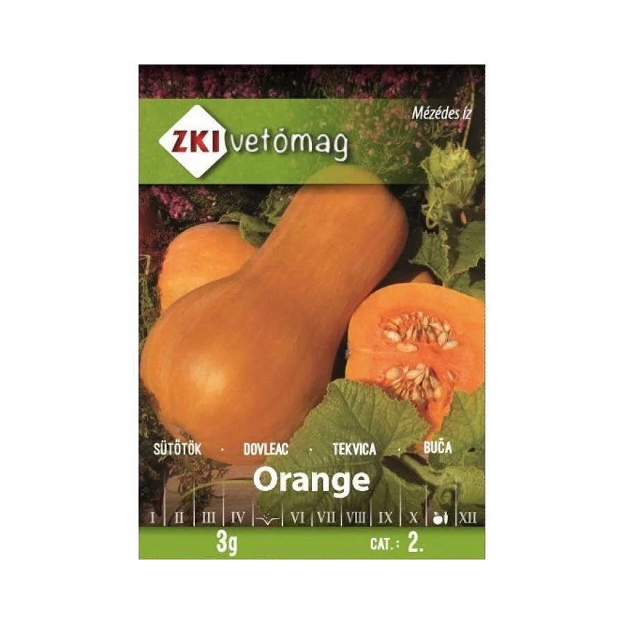 Sütőtök vetőmag Orange 3g - ZKI vetőmag