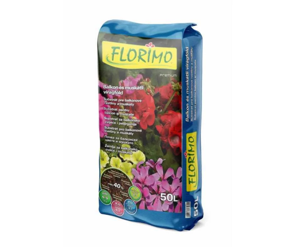 Florimo Balkon - Muskátli virágföld - 50 l