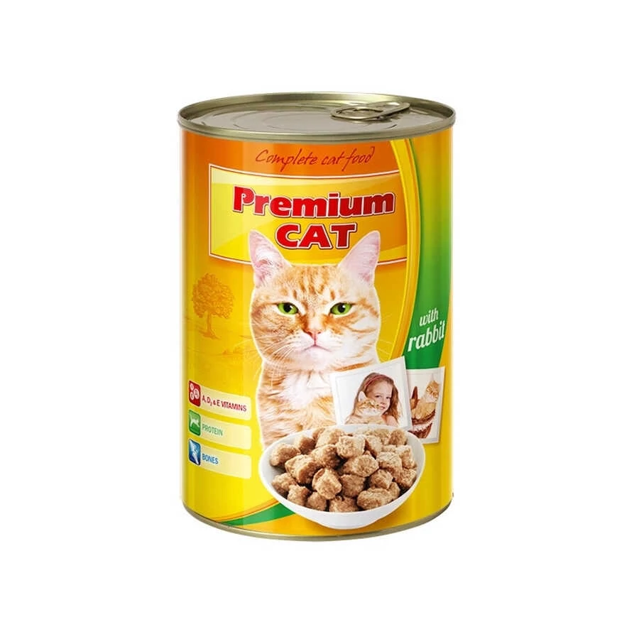 Premium Cat macskakonzerv Nyúl - 415 g